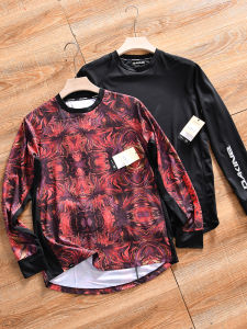 Mens Long Sleeve T-Shirt Quick Dry Moisture Wicking Mesh Breathable Spring Summer Outdoor Sports Cycling Fashion Urban round Neck