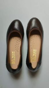 Giày Búp Bê Nữ Cao Gót HA NAM Da Bò Thật Thời Trang Cao Cấp 5cm GBBN2081