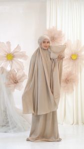 MUKENA DEWASA JUMBO 2 IN 1 SANTORINI SILK