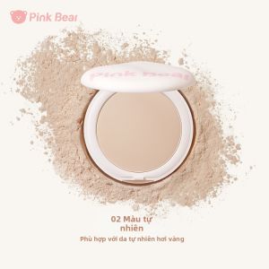 Pink Bear | Phấn Nén Kiểm Soát Dầu Trữ Trụi