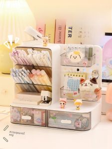 ชั้นวางของสำหรับโต๊ะทำงาน ช่องจับค้างผนัง ชั้นวางของสำหรับใส่ปากกา ชั้นวางของสำหรับจัดระเบียบอุปกรณ์สำนักงาน