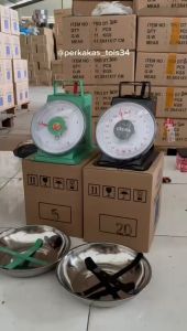 Timbangan Jarum / Timbangan Duduk Crown 15kg Stainless / Timbangan Buah / Kiloan Duduk / timbangan kiloan / Kiloan Buah / timbangan kue / timbangan digital dapur GPT