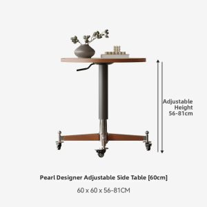 Tide leader | Retro Adjustable Wheel Mobile Coffee Table
