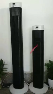 Bladeless Tower Fan Inverter Electric Fan Floor Stand Fan with Remote Control Electric Fan With Air Cooler Low Noise Power Saving Timer Air Conditioning Fan For Home Office