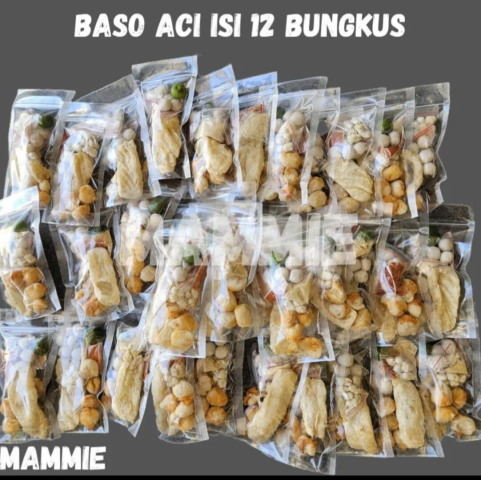 Baso Aci Paket 12 pcs murah/ Baso Aci 12 pcs/ Bakso Aci Paket 12