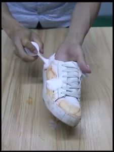 White Shoe Foam Cleaner Sneacker Shoes Cleaning Tool Foam Spray Decontamination Cleaning Agent Wash Shoes Artifact