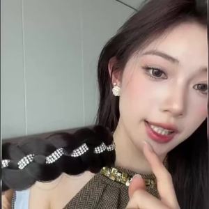 Vòng Đội Đầu Tết Tóc Tổng Hợp Đính Đá Sang Trọng Thủ Công Kiểu Xoắn Phụ Kiện Tóc Thời Trang Dành Cho Trang Phục Thường Ngày