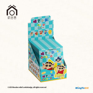 Magnetic Cartoon Character Fridge Magnet Creative Personalized Wood Carving Fun Collectible Blind Box Cao Cao Túi Đồ Chơi