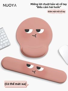 KALLDUN | Bàn Di Chuột Hình Dễ Thương Có Đệm Cổ Tay Silicone