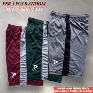 PER 3456 PCS RANDOM CELANA PENDEK OLAHRAGA BOLA FUTSAL VOLLY BADMINTON DLL CELANA SANTAI NYAMAN ADEM LEMBUT