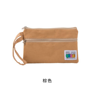 Wallet Female Long Simple Zipper Easiest for Match Ins Japanese and Korean Student Key Mobile Coin Purse Canvas Clutch Bag