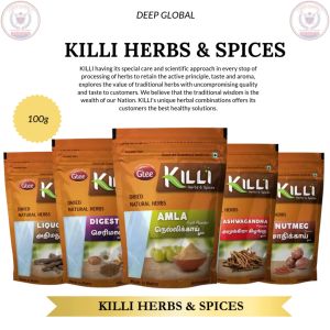 KILLI Amla Fruit Powder 100g Amla is a great source of Vitamin C that helps in relieving sore throat and cold.