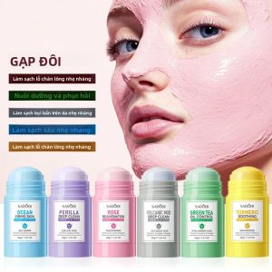 SADOER Trà Xanh Hoa Hồng Mặt Nạ Dạng Que Mặt Nạ Đất Sét Để Làm Sạch Sâu Loại Bỏ Mụn Đầu Đen Thu Nhỏ Lỗ Chân Lông Dưỡng Ẩm Điều Trị Da Mặt Cho Cả Nam Và Nữ