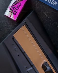 Gyeon Q2M LEATHER SET NATURAL  [ 200ML + 120ML ]  - EFFECTIVE LEATHER CLEANER & UV PROTECTANT CONDITIONER SET