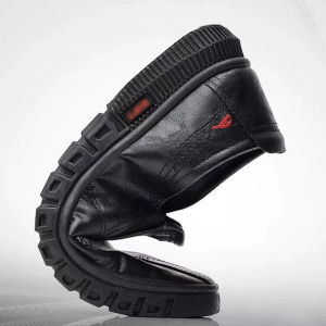 JIFANPAUL | Mens Lazy Waterproof Slip-Resistant Sports Leather Shoes