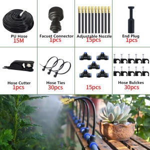 360° Adjustable Drip Irrigation System 5/10/15/20M Garden Watering System Garden Irrigation System Greenhouse Accessories