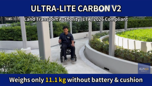 Ultra-Lite Carbon V2 Electric Powered Motorised Wheelchair PMA (11.1 kg)
