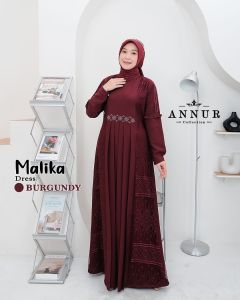 MALIKA DRESS ORY AN NUR COLLECTION/GAMIS BRUKAT EXLUSIVE/GAMIS BRUKAT CANTIK