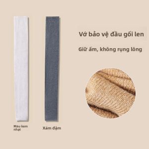 MiiOW | Tất dài qua đầu gối bằng lông cừu chống trượt cho nữ MiiOW mùa đông ấm áp bảo vệ đầu gối chống trượt dài đến mông