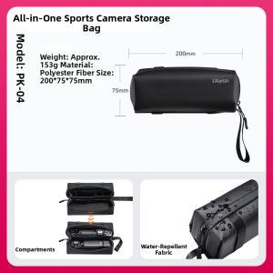 Ulanzi | Magnetic Quick Release Foldable Selfie Stick Handheld Mount for Action Cameras