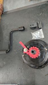 Gasoline engine micro-tillage machine sprayer water pump generator hand-cranked pull-free starter new iron shell