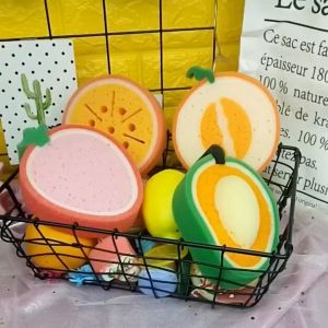 Miếng Rửa Chén Tạo Bọt Bát Hình Trái Cây Tiện Dụng/ Miếng Bọt Biển Rửa Chén Dày Hình Trái Cây Cọ Rửa Xoong Nồi Siêu Sạch