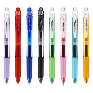 Pentel Energel Gel Pen Quick Dry BLN105 Student Use Colorful Button Water Pen Exam Special Signature Black Pen 05 Japanese Style Stationery