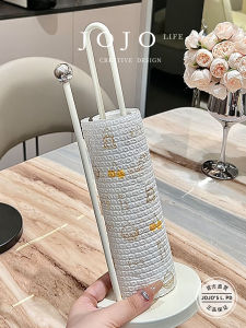 JOJOS L. PD Multi-Functional Kitchen Tissue Holder Wall Mounted Toilet Paper Storage Rack Home Essential Organizer