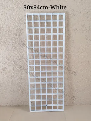 (30x84cm) Wire Mesh Grid Wall Hanging Screen Wall Decor Organizer