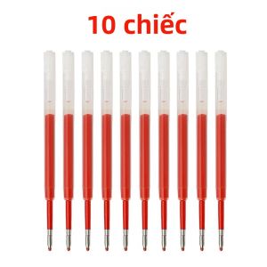 Bộ 10 Bút Bi Thay Thế 424 Ink 0.5mm Ngòi Trung Tính 99mm - Màu Xanh Đen Đỏ G2 Dùng Cho Văn Phòng Phẩm Viết Lách