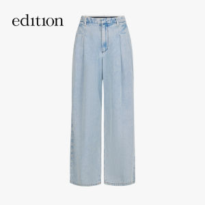 edition | Cotton Blended Trousers-style Flared Jeans