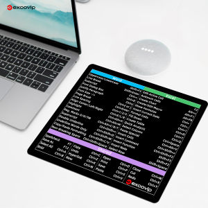 excovip Mouse Pad Shortcut key word excel Soft Comfort Non-slip stitched edge Desktop Computer Laptop Learning Office Games Business Dormitory Gifts