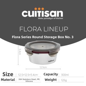KUYISHI | Microwave-safe 304 Stainless Steel Lunch Box