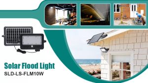 SOLAR LED FLOOD LIGHT WITH SENSOR 10 Watts Wall Mounted Stand-able Foldable hang-able Power Bank Portable