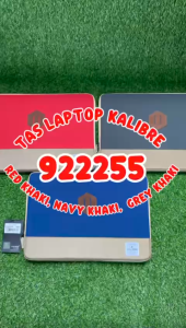 Softcase 15 inch Kalibre 922255450 Navy Khaki Sleeve Case tas laptop 15 in kalibre 922255 450 Navy Khaki