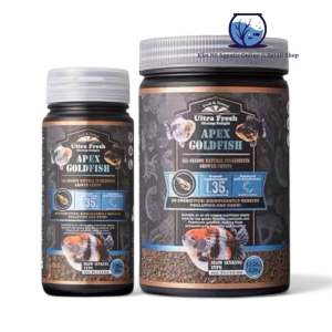 Ultra Fresh Apex Goldfish All Season Natural Ingredients Growth Crisps Goldfish food Sinking Makanan Ikan Emas
