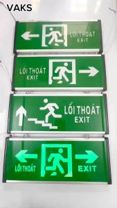 Đèn exit thoát hiểm chỉ lối thoát 2 mặt- CHỈ HƯỚNG PHẢI