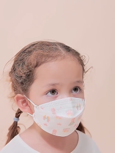 FOR KIDS BT Summer Cute Cartoon 3D Three-Dimensional Disposable Kids Masks Three Layers Of Breathable Boys And Girls Children Students Protective Masks