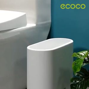 Ecoco Pressing type trash can - Kotak tempat sampah simple elegan luxury slims