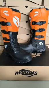 PROMO!!! Sepatu cross Trabas Trail ANRS Sepatu Enduro Bahan KULIT Terbaru Kode 03