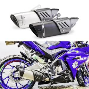 51MM Universal Motorcycle Exhaust Muffler Escape Stainless Steel for YAMAHA R6 R3 ME07 Ninja Z400 Z250 ZX6R RC390
