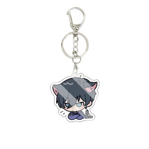 Bandai | Móc Khóa Anime Blue Lock Phiên Bản Q Dễ Thương Hình Tai Mèo Chất Liệu Acrylic Kim Loại Hình Nhân Vật Hoạt Hình Bóng Đá Móc Treo Balo Quà Tặng Cho Người Hâm Mộ
