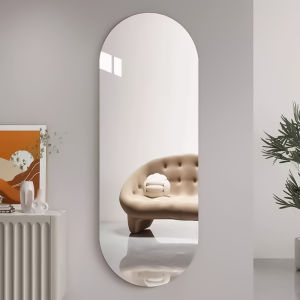 Acrylic Wall Full Body Mirror Wall Adhesive Mirror Stickers HD Full length Mirror Ins Style Decorative Mirror