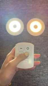 Đèn LED Đọc Sách Không Dây Có Thể Điều Chỉnh Độ Sáng Điều Khiển Từ Xa Đèn Ngủ Cho Tủ Quần Áo Tủ Quần Áo Cầu Thang Nhà Bếp Phòng Tắm - Đèn Trang Trí Dưới Tủ