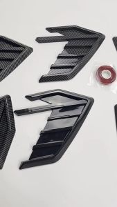 1 Set Universal Car Side Shark Fender Car Side Fender Vent Air Wing Cover Trim