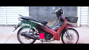 ท่อผ่าหมก ท่อเวฟ 110i 2014 2021 ท่อหมก ท่อเวฟ เวฟ125i 2023 2025 สีดำ คอไล่สเตป 25 28 มม คอเลส มี มอก เสียงนุ่ม