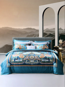 FUANNA (富安娜) | Luxury Egyptian Pima Cotton Bed Sheet Duvet Cover Set