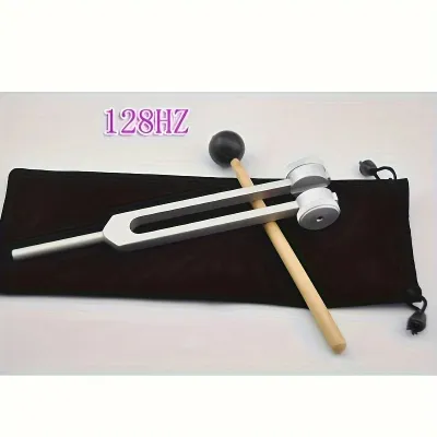 128/256/512Hz Tuning Fork Set Weighted Bio-Acoustic Tuning Fork for Healing ChakraSound Therapy Reliever Stress System Testing