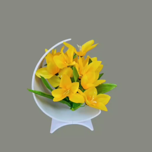 Tanaman Hiasan Lily Imut Mini Pot Unik Lucu Kecil Bunga Pajangan Ruangan Tamu Bunga Artifisial Tanaman Hias Meja Tamu Bunga Pajangan Meja Tamu Bunga Pajangan Murah Bunga Dekorasi Rumah Bunga Palsu