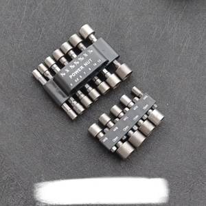 9pcs/14pcs High Quality Hex Socket Set - Short Socket Adapter for Ratchet Wrench Car Repair Mechanic Tool